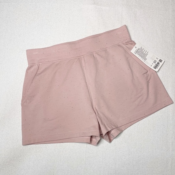 Lululemon High Rise Shorts LA Sweat Terry Cloth Short Mink Berry 12 NWT - Picture 5 of 10